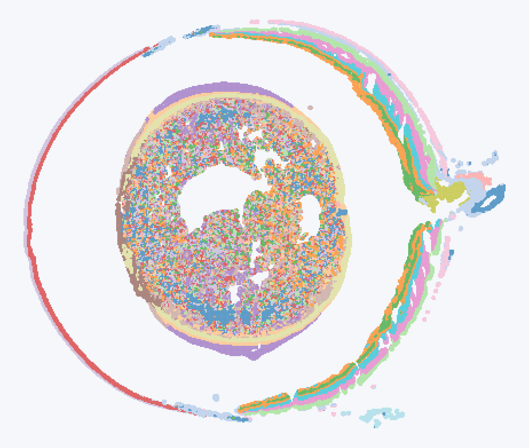 空间聚类分析图